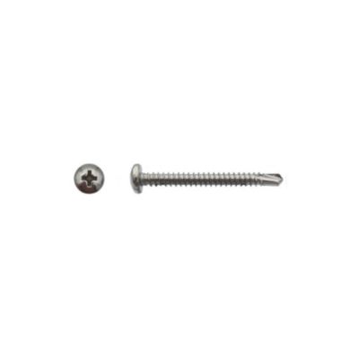 200 Vis Autoperceuses Tête Cylindrique Phillips 4.2 x 38.1 mm – DIN 7504 M – Inox A2 – D-Work