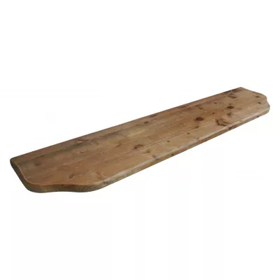 Étagère murale en bois, noyer, 116x24x2,4 cm – Saturno