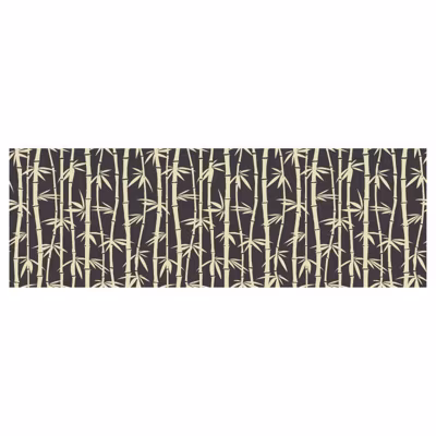 Brise vue imprimé BAMBUSA bambou zen, H.1 x L.3 m, 100% occultant, Made in France par Scenolia + kit de fixation offert