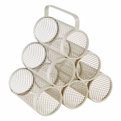 Porte-bouteilles Mayaj 6 compartiments en métal beige – Beige- 5five