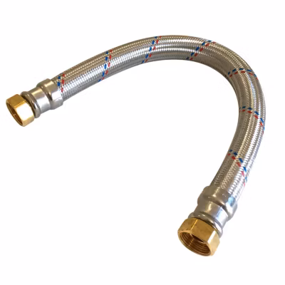 Flexible Inox 19mm Intérieur F-f 3/4&Prime; (20/27) Longueur 80cm