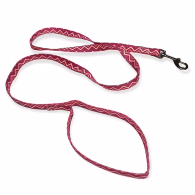 Laisse PUPPY PIXIE rose 13 mm, par 1,20 m, pour chiots