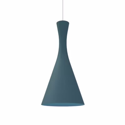 LUMICOM – JAQUELINE Suspension, 1x E27, max 42W, métal, bleu méditerranéen, D.30cm