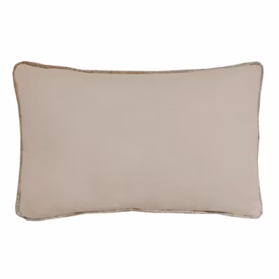 COUSSIN COTON RECYCLE PIPING JUTE TAUPE 30X50