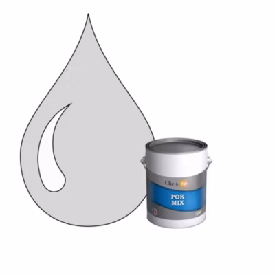 POK MIX : Peinture Meuble Satinée Multi-supports Intérieur – 1L – RAL 9018 – Blanc Papyrus – Clic & Pok