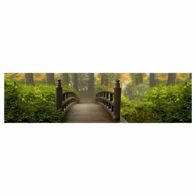 Brise vue nature JARDIN ZEN, H.0.8 x L.3 m, 100% occultant, Made in France par Scenolia + kit de fixation offert