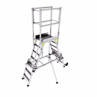 Plateforme télescopique double accès – Hauteur de travail max. 3.76m – PDA125/175