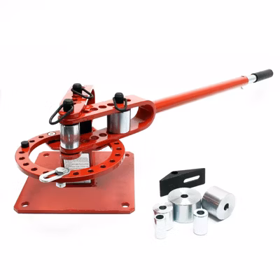 Cintreuse de tubes atelier universelle presse rouge Helloshop26