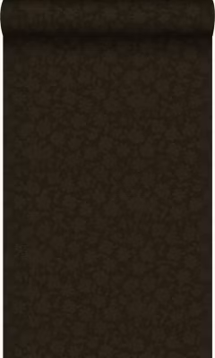 Origin Wallcoverings papier peint fleurs noir 53 cm x 10.05 m