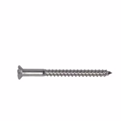 200 Vis à Bois Tête Fraisée Fendue F/Partiel 4 x 25 mm – DIN 97 – Inox A2 – D-Work