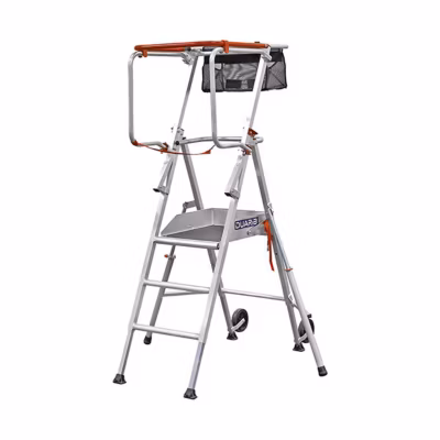 Escabeau PIRL  3 marches – hauteur de travail max. 2.84m – 18.404