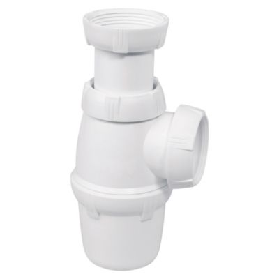 Somatherm For You – Siphon d&rsquo;évier réglable NF avec joint intégré – Evacuation diam  40