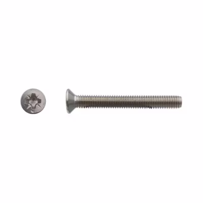 200 Vis Métaux Tête Fraisée Pozidriv 5 x 12 mm – DIN 965 – Inox A4 – D-Work