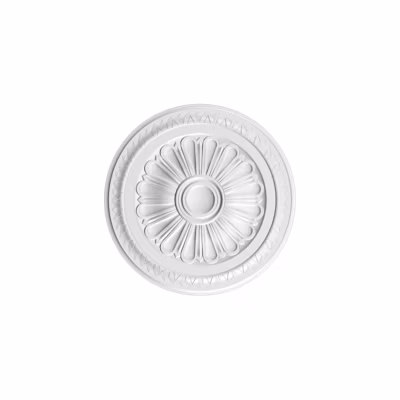 Rosace de plafond avec fleur graphique R14