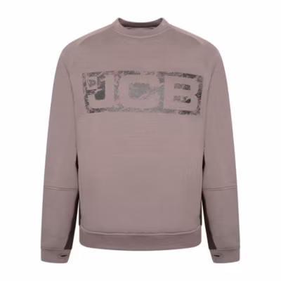 JCB CREW/G Trade Grey Crew Sweatshirt L