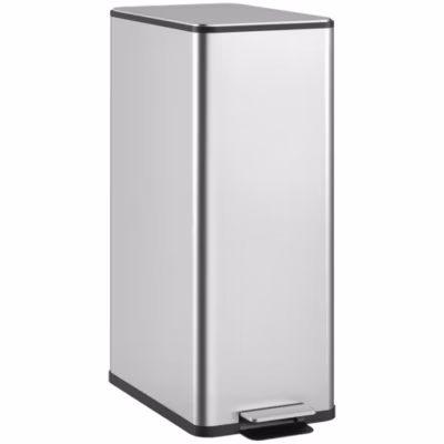 Poubelle de cuisine 20L – poubelle à pédale compartiment seau amovible – acier inox.