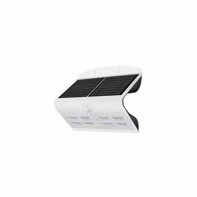 Applique Murale LED Solaire avec Détecteur 6.8W 880lm 120 IP65 270mm – Blanc Naturel 4000K