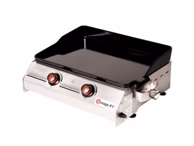 Plancha gaz 2 brûleurs So Premium – 7 kW