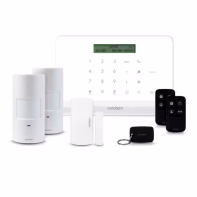 Kit de protection alarme connectée sans fil détecteurs mouvement/ouverture HomeSecure – Avidsen – 127055