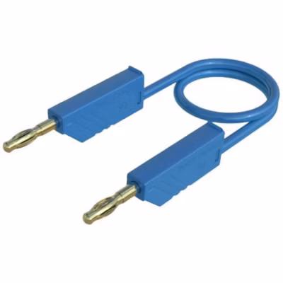 Hirschmann MLN 100/2,5 BL cordon de mesure banane 1 m, 32 A, section 2,5 mm², bleu