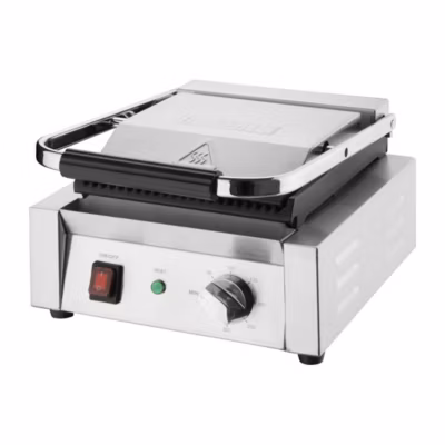 Gril de Contact Simple Bistro Plaque Rainurée 1,5 kW – Buffalo