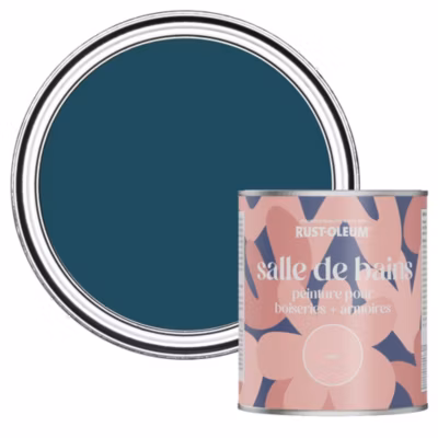 Peinture Bleue pour Boiseries de Salle de Bains, Mate – RUST-OLEUM – Uniforme 750ml