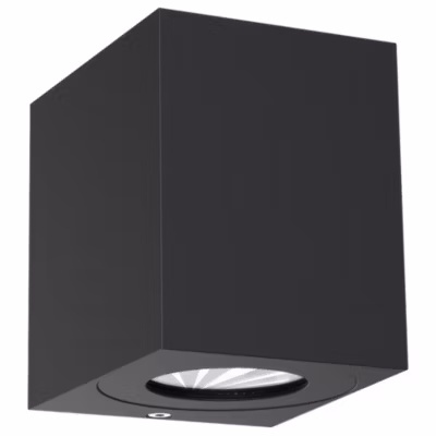Applique murale CANTO Kubi 2 Aluminium Seaside noir, H.10.6 – IP44 – LED Module /Nordlux Extérieur