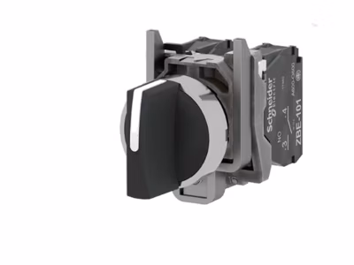 Sélecteur rotatif Schneider Harmony XB4 trois positions 2NO