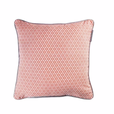 Coussin Passepoil Galactic Corail 40 x 40 cm