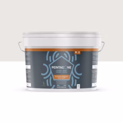 Peinture de finition très lessivable pour murs intérieurs – Finish Aqua Semi-Matt, 2,5 l, Divine (PE145)