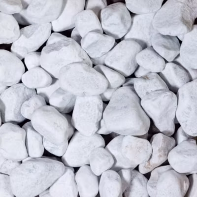 Galet Marbre Blanc Carrare 60-100 mm – Lot de 20 sacs de 20 kg (4 m²) – RO&rsquo;MA NATURE