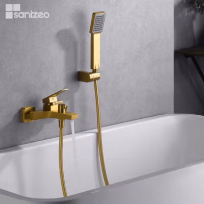 Mitigeur Bain/Douche Anti-Calcaire Or Brossé IMEX ART BDAR025-4OC