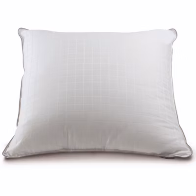 Oreiller Lestra Microduv Fjord moelleux coton satiné blanc 65×65