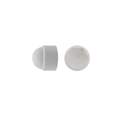 200 Cache-Ecrous Blanc Clé de 17 – M10 mm – Polyamide – D-Work