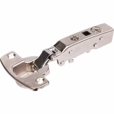 Charnière invisible à visser Sensys – Hettich – Angle d&rsquo;ouverture 95 degré – Entraxe 52 mm – Coudure 0 mm