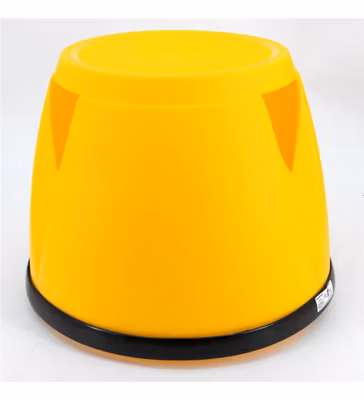 Tabouret marchepied mobile jaune antidérapant 150kg Safetool