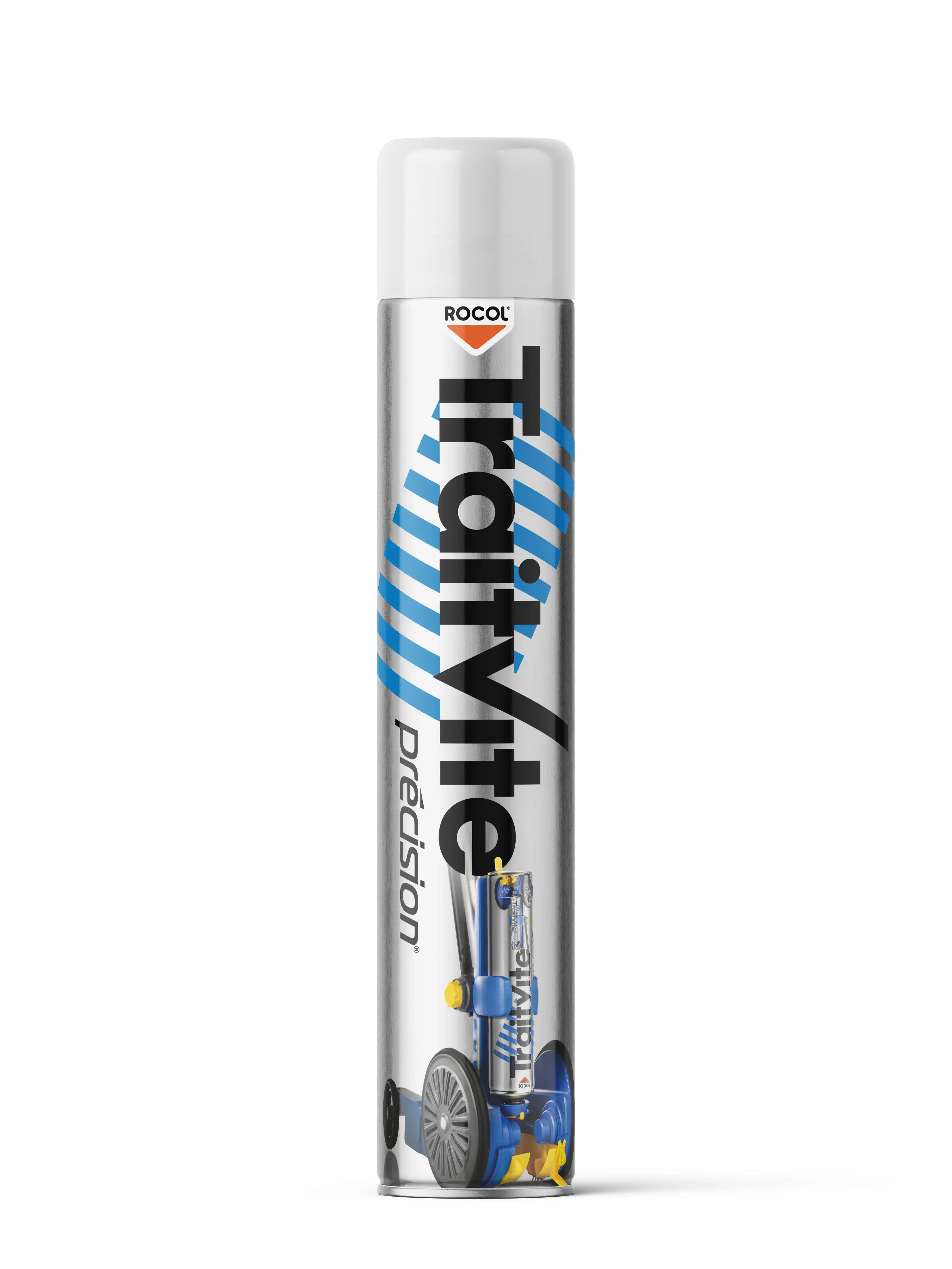 TRAITVITE – Peinture marquage et traçage au sol ultra résistante 750ml – Blanc – R47020