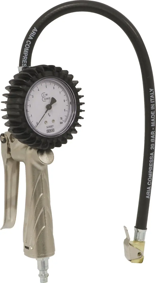 DRAKKAR EQUIPEMENT – Pistolet de gonflage métallique tuyau 400mm avec raccord rapide – blister – 06339