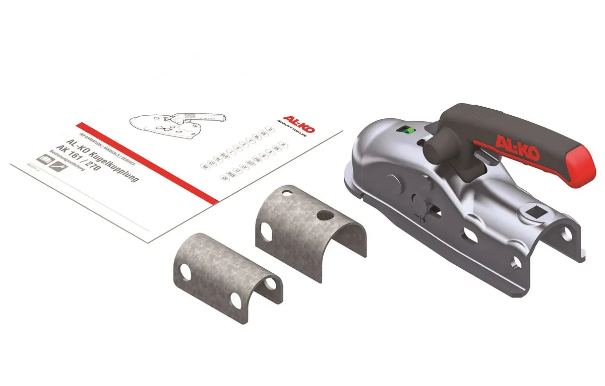 ALKO – Tête d'attelage 2700kg pour remorque freinée pour timon 35/40/45mm – 18017