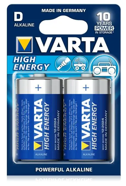 VARTA – 2 piles LR20 – 4920