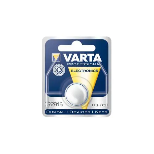 VARTA – 1 pile bouton – 90 mAh CR2016