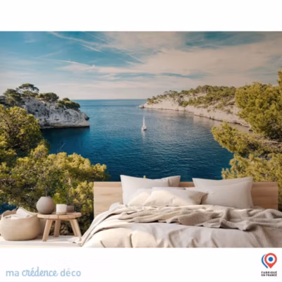Papier peint Calanques de Cassis 2 – Intissé – 200 cm – 280 cm – MaCrédenceDéco