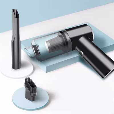 Aspirateur de table sans fil rechargeable 6000PA noir