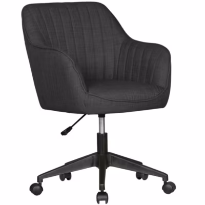 Chaise De Bureau 85 – 90 cm Tissu Fauteuil Pivotant Chaise Coquille FineBuy