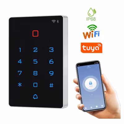 Digicode connecté wifi de portail et portillon pilotable par téléphone
