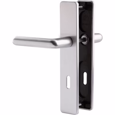 Poignée de porte intérieure – Golf – Vachette – Gris argent – Clé L – 195 mm