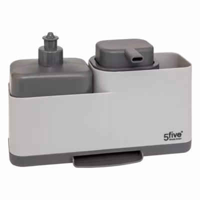 Organiseur évier Néo avec distributeur gris – Gris- 5five