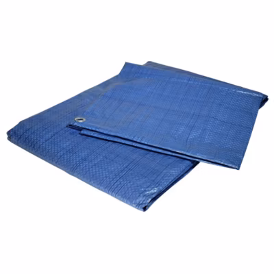 Bâche de jardin 4 x 5 m  Bleue polyéthylène 80g/m²