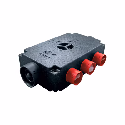 Caisson plénum répartiteur isolé en PPE extraction VORT PLENUM PE61