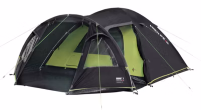 Tente dôme High Peak Mesos 4, tente de camping avec porche, 2 entrées